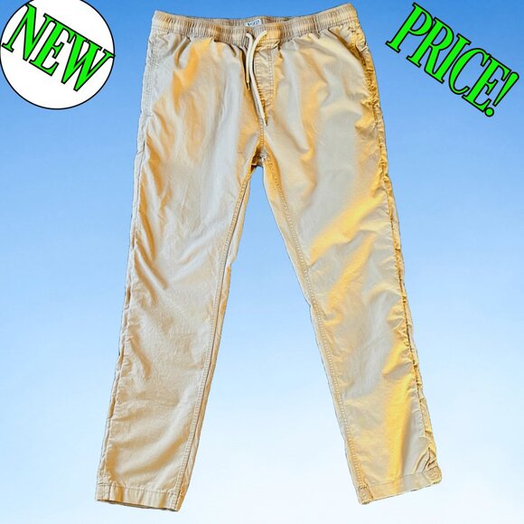 Catch Surf Tan/Khaki Drawstring Pants, Sz XL - Picture 1 of 9